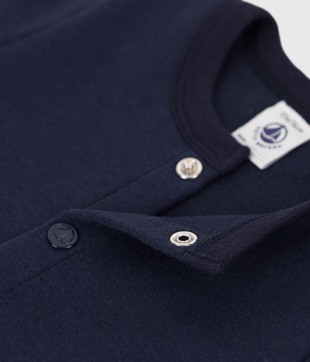 Cardigan en jersey &eacute;pais b&eacute;b&eacute; bleu marine