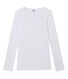 Dames-T-shirt met lange mouwen en V-hals