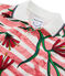 Oversized polo van gestikte Jersey met korte exclusief motief gemaakt door de winnaars van het Hyères-festival. wit MARSHMALLOW/wit MULTICO