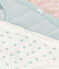 Lot de 3 culottes à pois en coton petite fille variante 1