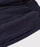 Pantalon en coton et élasthanne femme bleu SMOKING