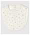 Bavoir bébé en coton biologique blanc MARSHMALLOW/blanc MULTICO