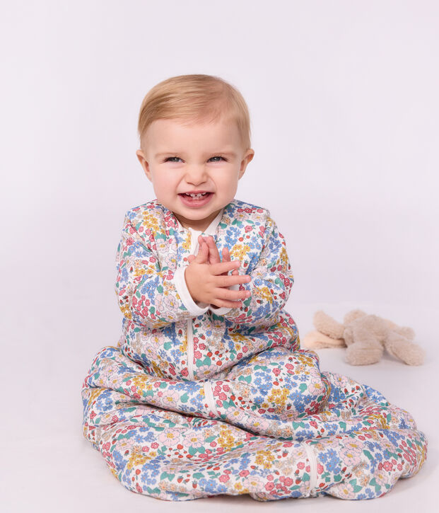 Gigoteuse b&eacute;b&eacute; en coton imprim&eacute; &agrave; fleurs TOG 2 blanc/multicouleur