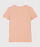 LE DROIT, katoenen T-shirt voor dames met V-hals beige VINTAGE