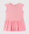 Jurk met vlindermouwen voor babymeisjes roze PETAL