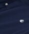 Cardigan en coton bio enfant fille bleu SMOKING
