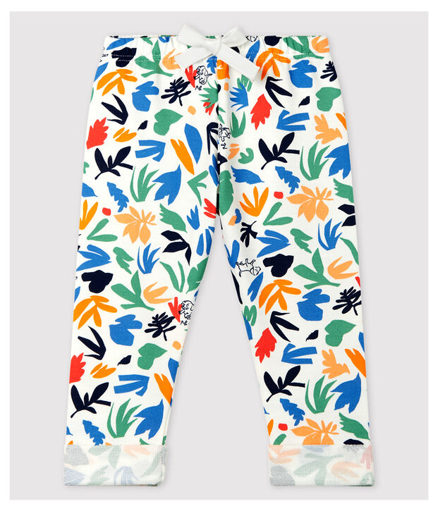 Harembroek voor baby's. wit/multicouleur