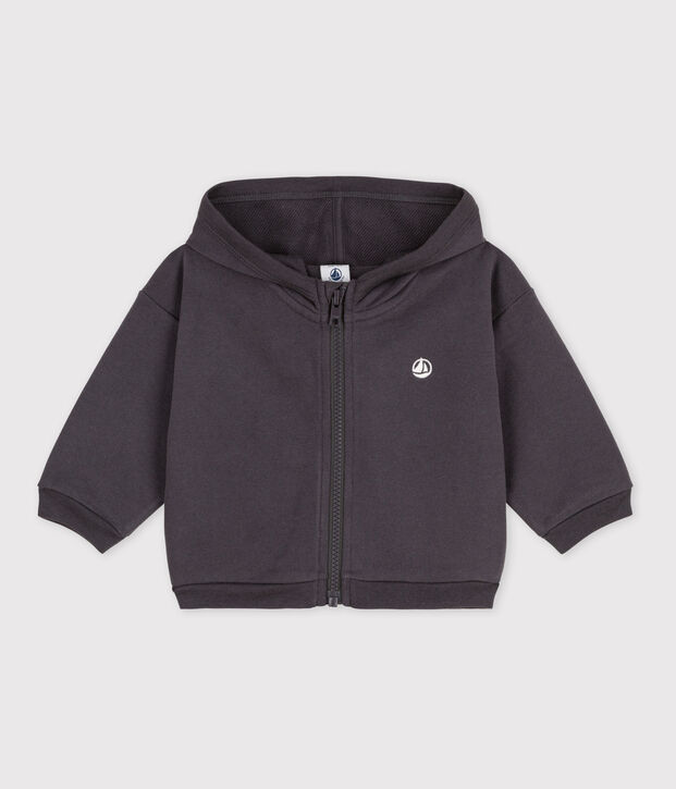 Sweater met kap voor baby's grijs