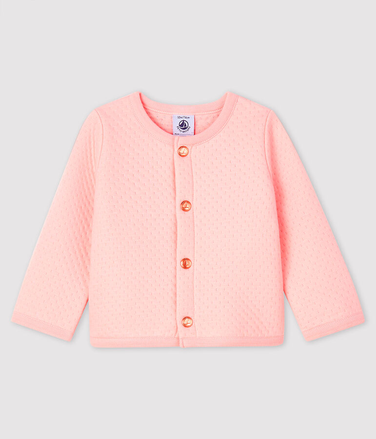 Tubic cardigan babymeisje roze