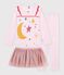 Pyjama d&eacute;guisement danseuse enfant en coton rose clair