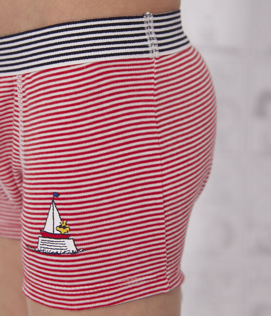 Lot de 3 boxers Petit Bateau X Snoopy en coton petit garçon variante 1