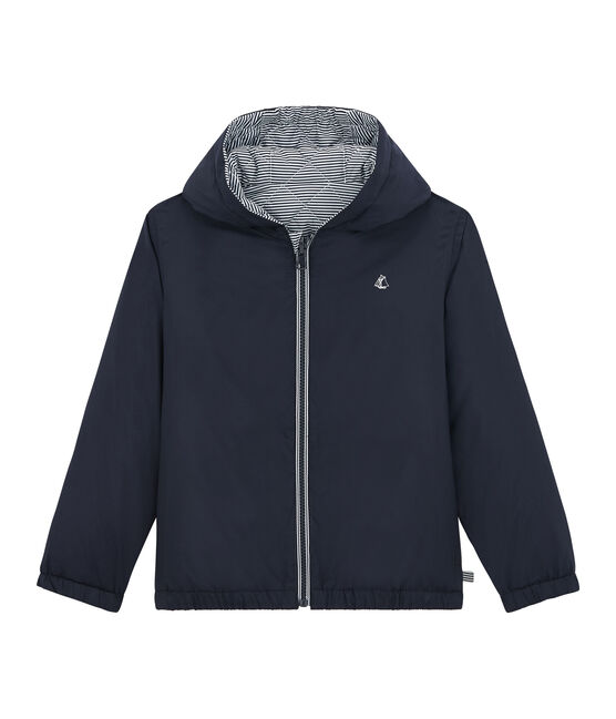 Warme omkeerbare windbreker unisex blauw SMOKING