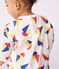 Katoenen T-shirt met lange mouwen en bootjesprint voor baby's MILK/ MULTICO