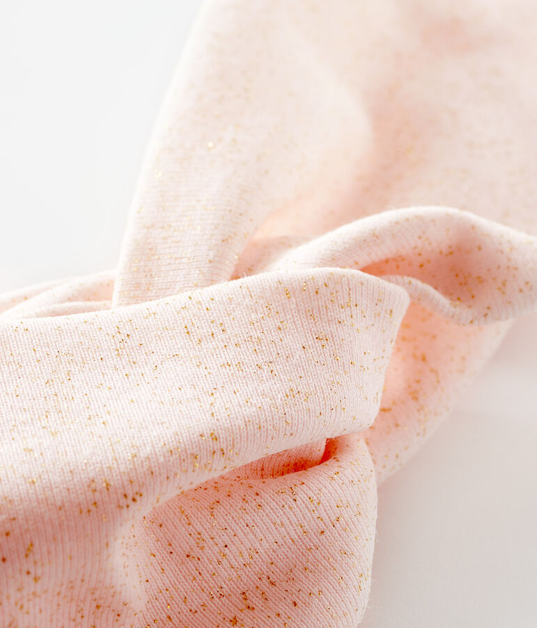 Haarband voor baby meisje roze/geel