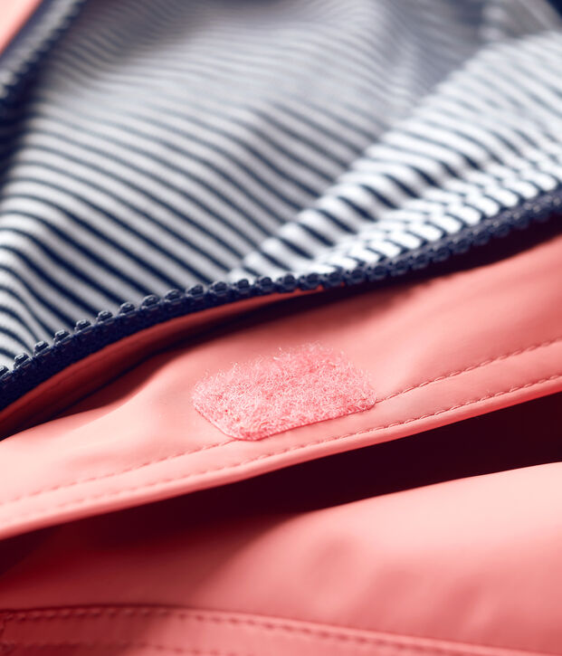 ICONISCHE OLIEJAS VAN GERECYCLEDE STOF VOOR BABY'S roze