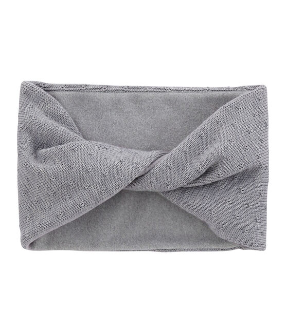 Snood enfant en laine mélangée gris SUBWAY CHINE