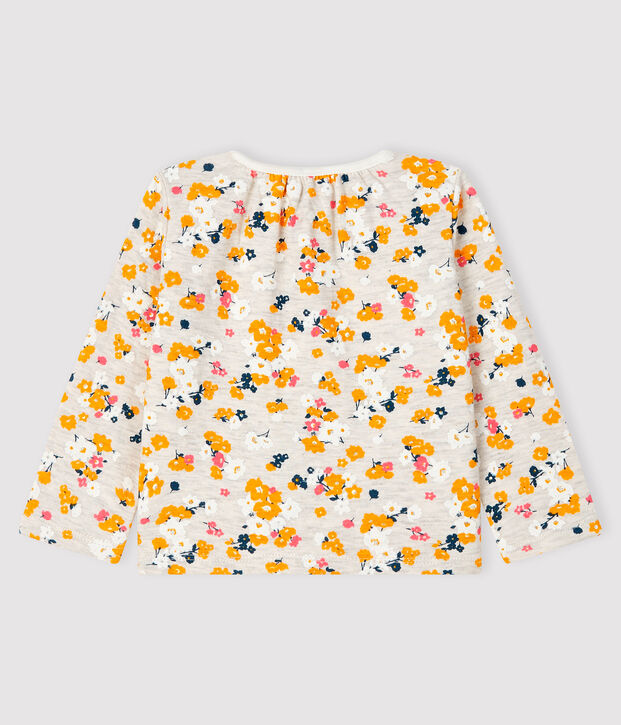 Tubic cardigan babymeisje beige/multicouleur
