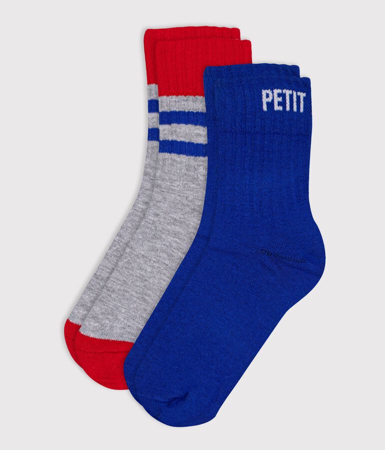 2 paires de chaussettes enfant en coton sport variante 1