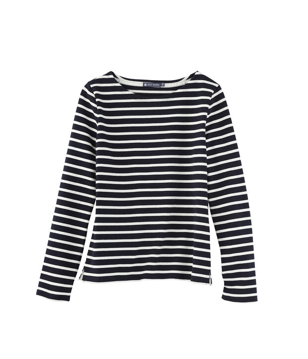 Legendarisch damesmarinetruitje in zware jersey - Vorige collectie blauw/wit