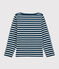 Marinière enfant garçon Petit Bateau x Deyrolle bleu SHADOW/blanc MARSHMALLOW