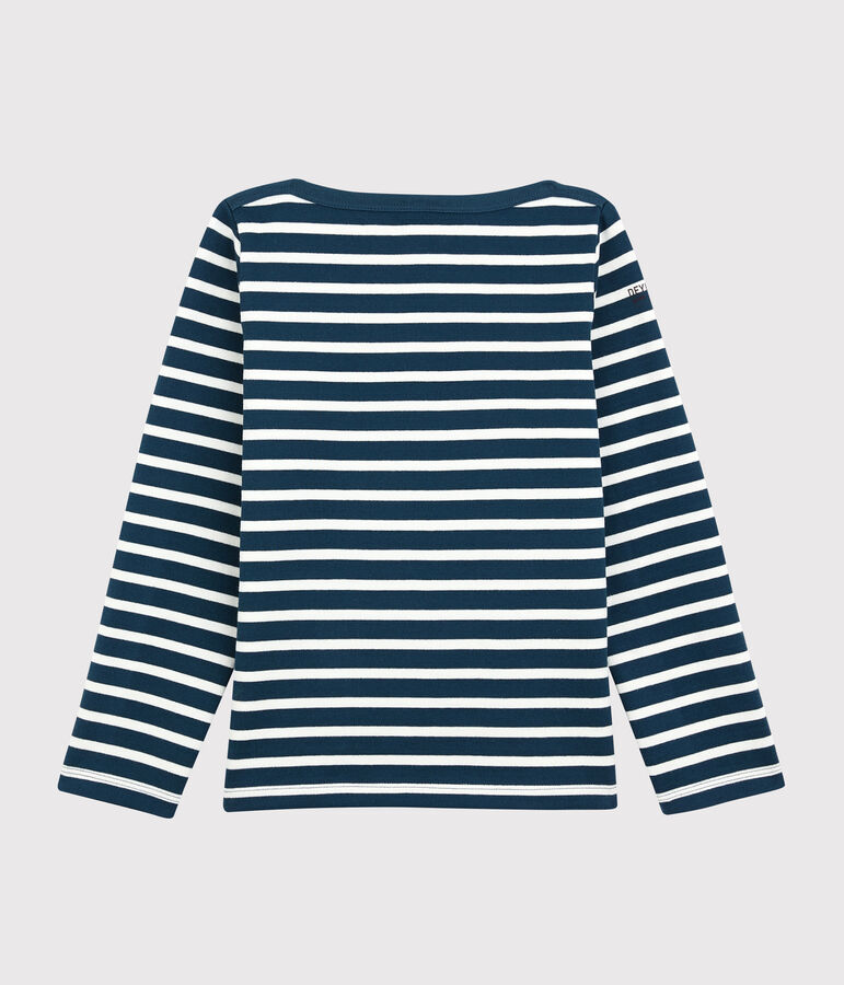 Petit Bateau x Deyrolle marini&egrave;re jongen blauw/wit