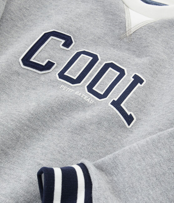 Sweatshirt jongens grijs SUBWAY CHINE