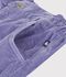 Fluwelen broek voor kinderen purper