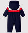 Pilootpakje babyjongen blauw SMOKING/wit MULTICO