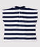T-shirt met korte mouwen voor babyjongens blauw SMOKING/wit MARSHMALLOW
