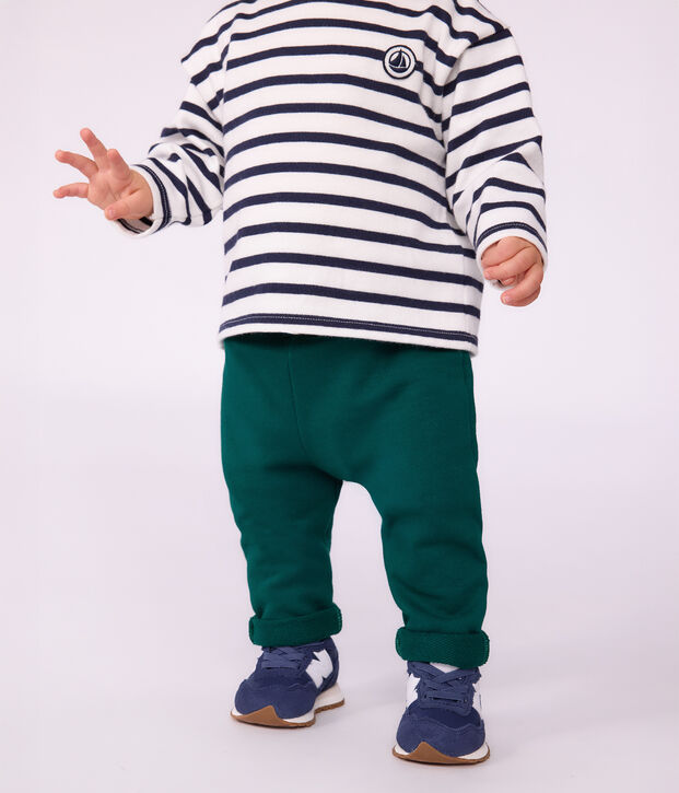 Effen katoenen joggingbroek voor baby's TREE