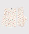 Katoenen snugfit-pyjama met vogelprint wit MARSHMALLOW/wit MULTICO
