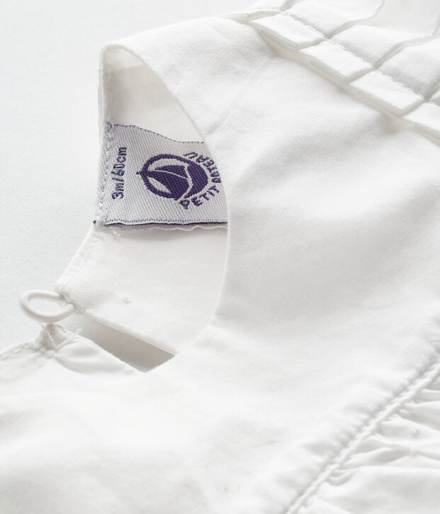 Combicourt b&eacute;b&eacute; fille blanc