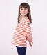 Uniseks katoenen marineshirt met lange mouwen voor kinderen
