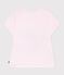 Tee-shirt enfant manches courtes en coton rose BARELY