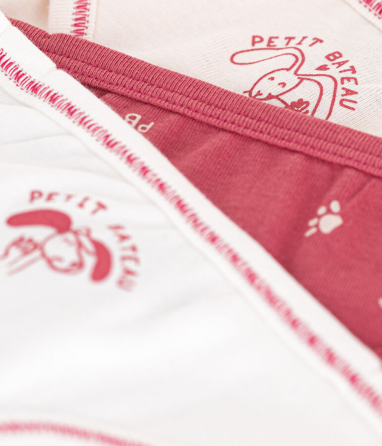 3-pack katoenen meisjesslip multicouleur