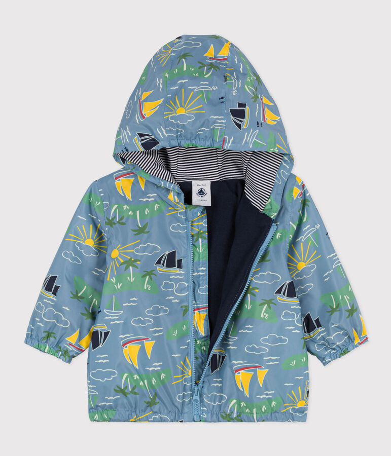 Windstopper van gerecycleerd polyester voor baby's blauw/multicouleur