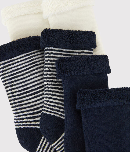 Drie sokjes voor baby's van tricot variante 3