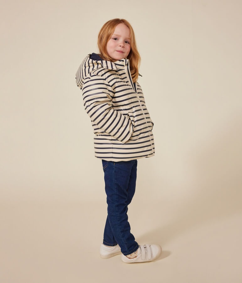 Doudoune enfant fille / gar&ccedil;on &eacute;cru/bleu