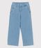 Pantalon flare en denim clair enfant fille bleu DENIM BLEU