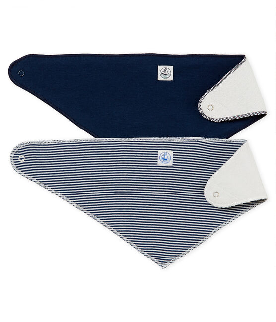 Set met 2 uniseks bandana-slabbetjes variante 1