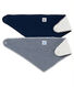 Set met 2 uniseks bandana-slabbetjes