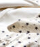 Ensemble trois pièces bébé garçon en laine et coton beige MONTELIMAR/blanc MULTICO