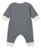 Dors bien sans pieds bébé garçon en tubique bleu SMOKING/blanc MARSHMALLOW