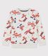 Sweater in molton voor meisjes/jongens