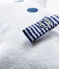 Knuffel met speen van bouclébadstof babyjongen wit MARSHMALLOW