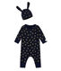 Combinaison et bonnet bébé garçon