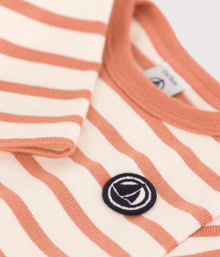 Marini&egrave;re en jersey &eacute;pais b&eacute;b&eacute; &eacute;cru/rose