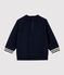 Sweatshirt van molton baby. blauw SMOKING