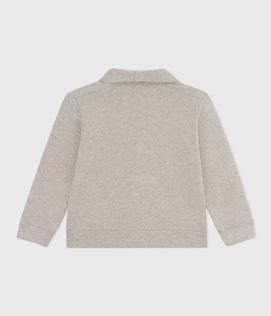 Katoenen jongensvest grijs CHATON CHINE