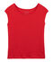 Tee shirt lin femme rouge PEPS